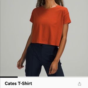 Lululemon Cates T-shirt - Pima Cotton Black Sz 4